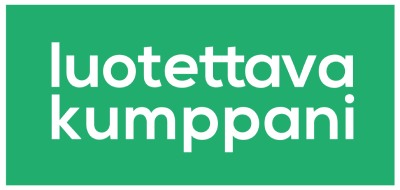 luotettava kumppani -merkki